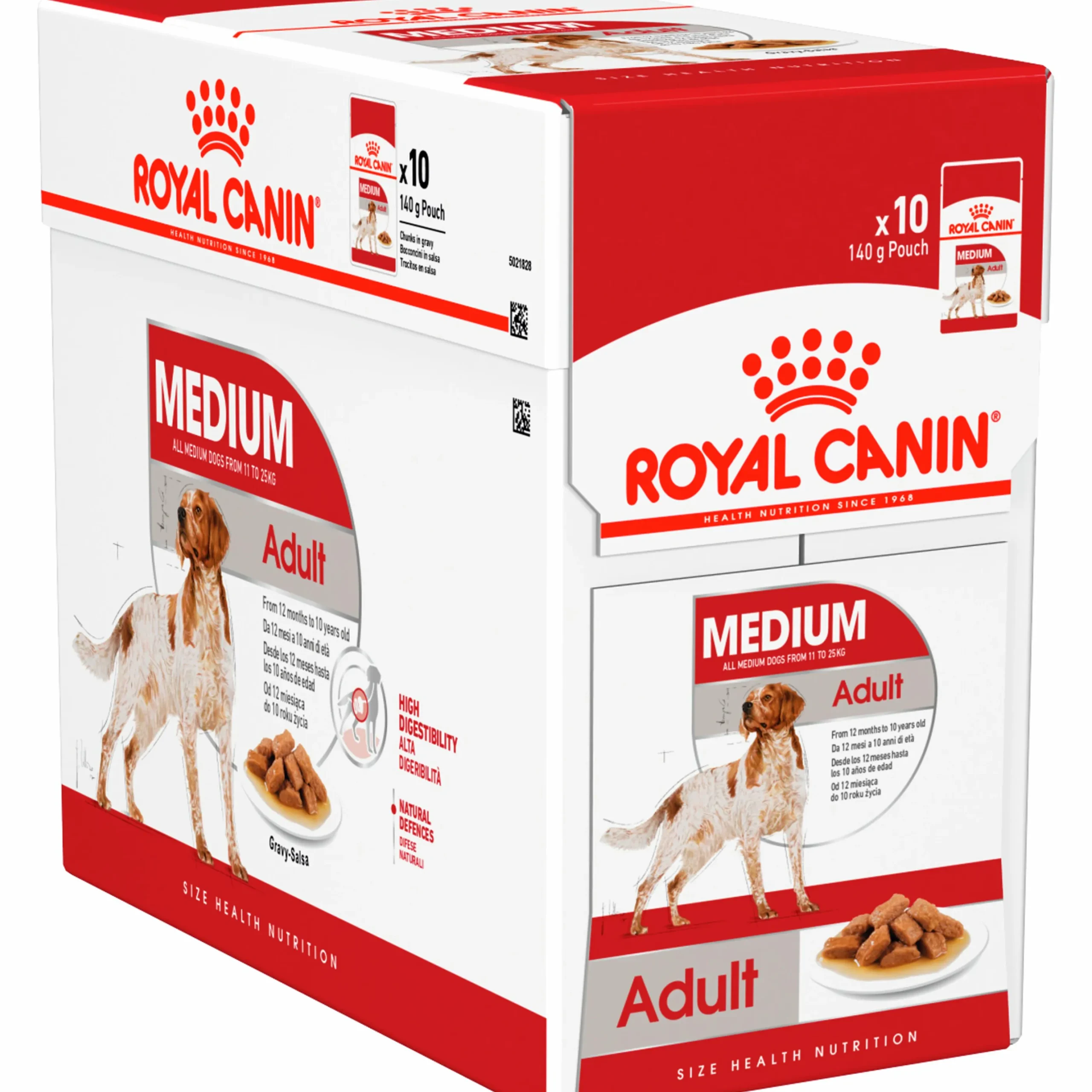 Våtfoder Royal Canin M Adult 10x140g