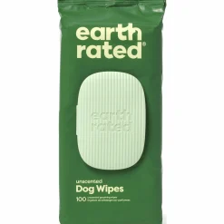 Våtservetter Earth Rated Dog Wipes Oparfymerade 100-p