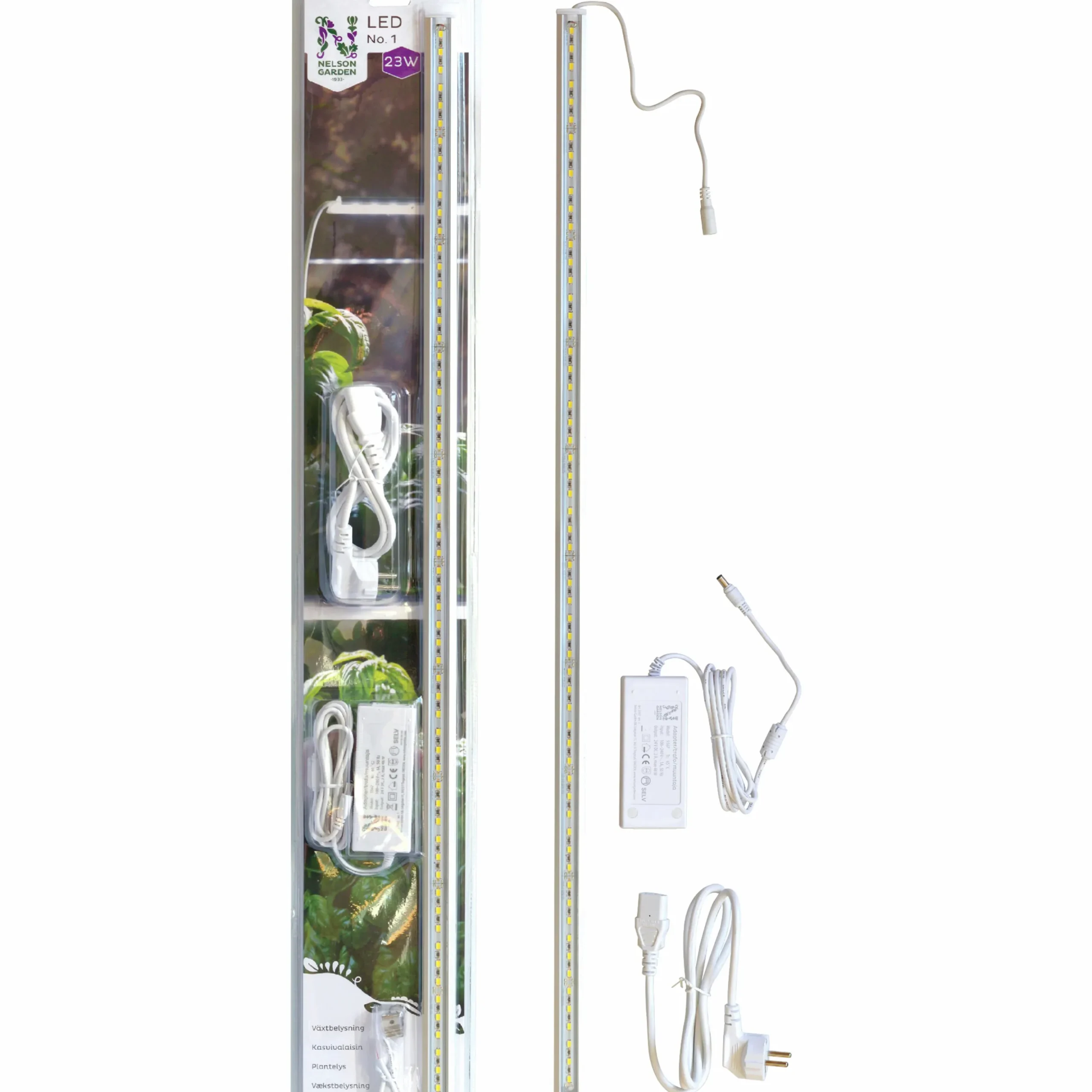 Växtbelysning Nelson Garden LED-ramp m adapter No1 23W