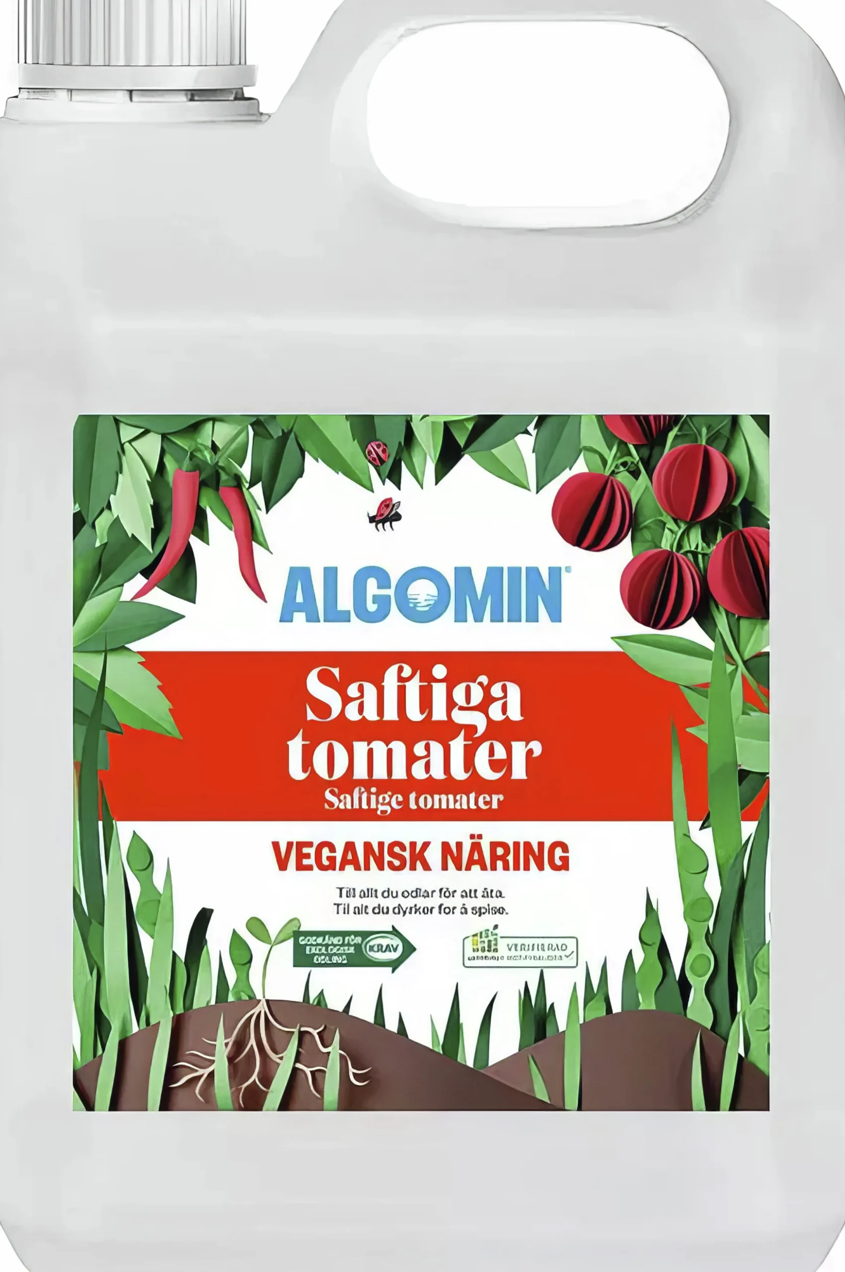 Växtnäring Algomin Saftiga tomater KRAV 2,5L