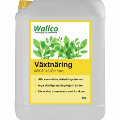 Växtnäring Blomstra Wallco 51-10-43 + micro 10L