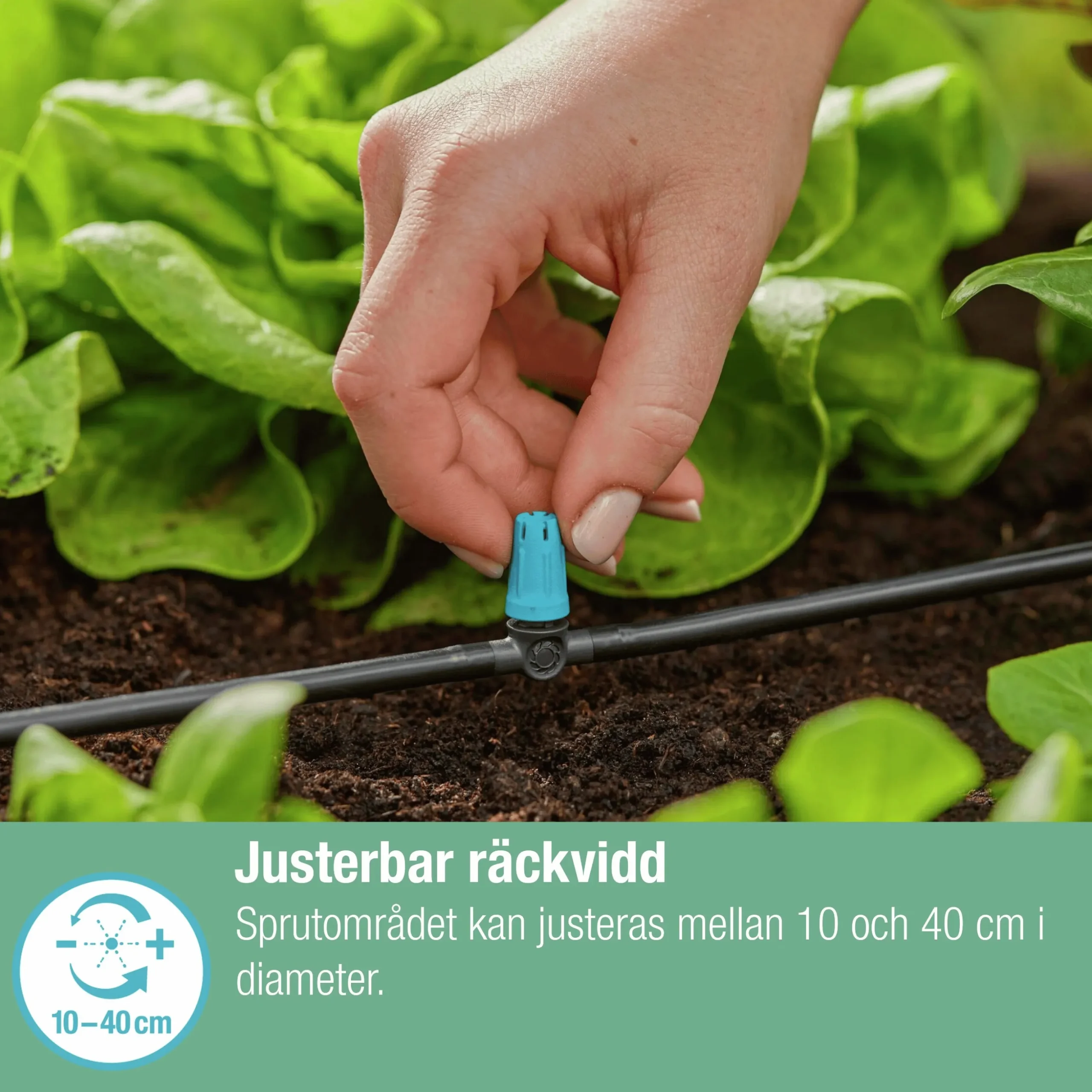 Ytspridare Gardena MicroDrip Inline 10-p